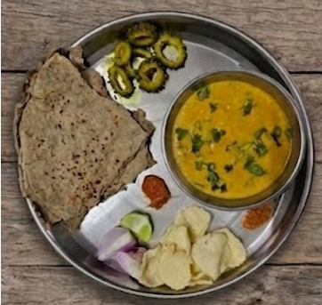 Pithal Bhakari — Traditional gram flour curry